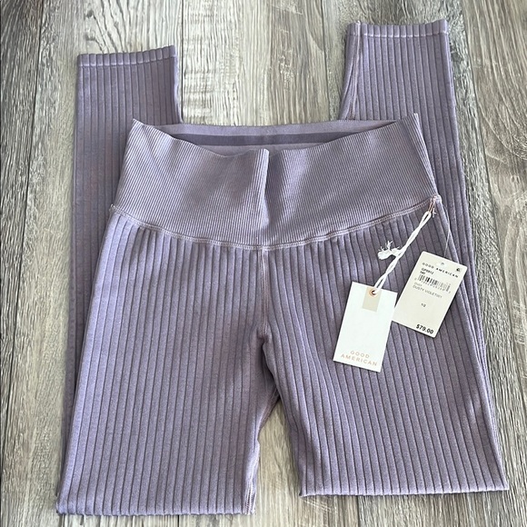 Good American Pants - Good American Dusty Violet leggings